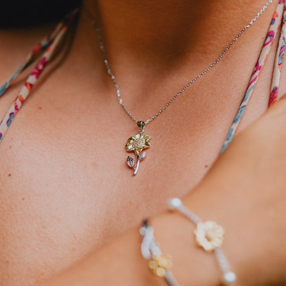 Blooming Sunflower Necklace